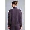 Defacto H4537AXPR467 Mor Ultra Yumuşak Standart Fit Yarım Fermuarlı Biyeli Dik Yaka Modal Sporcu Basic Sweatshirt