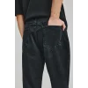 Defacto I6062AXNM40 Siyah Straight Fıt Normal Bel Boru Paça Jean Pantolon