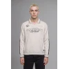 Defacto H4884AXGR369 Gri Boxy Fıt Polo Yaka Baskılı Sweatshırt