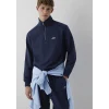 Mavi 0S10613-70490 Mavi Patch Nakışlı Yarı Fermuarlı Lacivert Sweatshirt