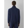 Mavi 0S10613-70490 Mavi Patch Nakışlı Yarı Fermuarlı Lacivert Sweatshirt
