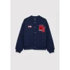 Mavi 6S10190-84371 MJ Logo Nakışlı Lacivert Bomber Ceket