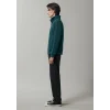 Mavi 0S10613-90366 Mavi Patch Nakışlı Yarı Fermuarlı Yeşil Sweatshirt