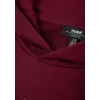 Mavi 6S10143-70394 Mavi Logo Baskılı Kapüşonlu Bordo Sweatshirt