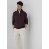Mavi 0S20027-70223 Yarı Fermuarlı Bordo Sweatshirt