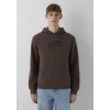 Mavi 0S10646-71603 Mavi Logo Baskılı Kapüşonlu Kahverengi Sweatshirt