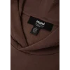 Mavi 0S10646-71603 Mavi Logo Baskılı Kapüşonlu Kahverengi Sweatshirt