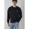 Mavi 0S10611-80022 Mavi Patch Nakışlı Antrasit Sweatshirt