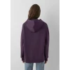 Mavi 1600361-70635 Mavi Logo Baskılı Kapüşonlu Mor Sweatshirt
