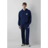 Mavi 0S10656-89353 Mavi Logo Baskılı Kapüşonlu Lacivert Sweatshirt