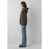 Mavi 1600361-71598 Mavi Logo Baskılı Kapüşonlu Haki Sweatshirt