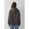Mavi 1600361-71598 Mavi Logo Baskılı Kapüşonlu Haki Sweatshirt