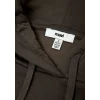 Mavi 1600361-71598 Mavi Logo Baskılı Kapüşonlu Haki Sweatshirt