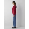 Mavi 1610198-70391 Bisiklet Yaka Kırmızı Basic Sweatshirt