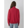 Mavi 1S10373-88631 Mavi Logo Yarı Fermuarlı Kırmızı Sweatshirt