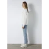 Mavi 1S10366-70057 Mavi Nakışlı Ekru Sweatshirt