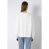 Mavi 1S10366-70057 Mavi Nakışlı Ekru Sweatshirt