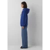 Mavi 1600361-70758 Mavi Logo Baskılı Kapüşonlu Lacivert Sweatshirt