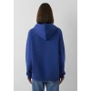 Mavi 1600361-70758 Mavi Logo Baskılı Kapüşonlu Lacivert Sweatshirt