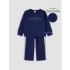 LCW Kids Lacivert Taşlı Kız Çocuk Soft Touch Takım