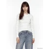 LCW EVERYDAY Haki Bisiklet Yaka Çizgili Kadın Body
