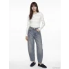 LCW EVERYDAY Haki Bisiklet Yaka Çizgili Kadın Body