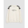 LCW Kids Ekru Fiyonklu Baskılı Kız Çocuk Sweatshirt