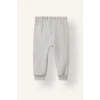 Defacto F9437A5GR470 Gri Baskılı Uzun Kollu Sweatshirt Üst Lastikli Paça Eşofman Altı 2li Takım Erkek Bebek
