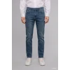 Defacto H5586AXNM41 Yeşil Sergio Regular Fıt Normal Bel Boru Paça Jean Pantolon