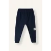 Defacto F9437A5NV71 Lacivert Baskılı Uzun Kollu Sweatshirt Üst Lastikli Paça Eşofman Altı 2li Takım Erkek Bebek