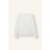 Defacto H8810AXER98 Ekru Regular Fit Desenli Düğmeli Uzun Kollu Pijama Takımı