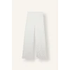 Defacto H8810AXER98 Ekru Regular Fit Desenli Düğmeli Uzun Kollu Pijama Takımı
