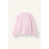Defacto I5076A8PN633 Pembe Relaxed Fit Bisiklet Yaka Pochacco Baskılı Sweatshirt Kız Çocuk