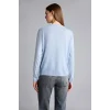 Defacto C0058AXBE755 Mavi Ultra Yumuşak Relax Fıt Bisiklet Yaka Kazak
