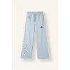 Defacto I5110A8BE343 Mavi Wide Leg Disney Lilo & Stitch Lisanslı Baskılı Eşofman Altı Kız Çocuk