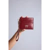 Defacto I1259AXBR2 Bordo Suni Deri Bordo Kartlık