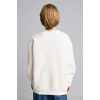 Defacto I3081A8BG759 Bej Overshirt Fit Bisiklet Yaka Baskılı Sweatshirt Erkek Çocuk