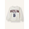 Defacto I3081A8BG759 Bej Overshirt Fit Bisiklet Yaka Baskılı Sweatshirt Erkek Çocuk