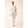 Defacto H4233AXGR421 Gri NBA New York Knicks Jogger Fit Çift Cepli Baskı Detaylı Sweatshirt Kumaşı Eşofman Altı