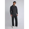Defacto H8164AXBK81 Siyah Relax Fit Şerit Detaylı Dalgıç Kumaş Jogger Eşofman Altı