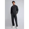 Defacto H8164AXBK81 Siyah Relax Fit Şerit Detaylı Dalgıç Kumaş Jogger Eşofman Altı