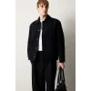 Defacto G6393AXBK27 Siyah Regular Fıt Polo Yaka Astarlı Blazer Ceket
