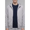 Defacto H4980AXGR369 Gri Boxy Fit Fermuarlı Kapüşonlu Basic Sweatshirt Hırka