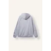 Defacto H4980AXGR369 Gri Boxy Fit Fermuarlı Kapüşonlu Basic Sweatshirt Hırka