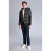 Defacto N4661AZGN1284 Yeşil Sıcak Tutan Su İtici Slim Fit Mont