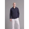 Defacto H6548AXNV146 Lacivert Regular Fit Çift Cepli Gömlek Ceket