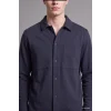 Defacto H6548AXNV146 Lacivert Regular Fit Çift Cepli Gömlek Ceket