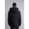 Defacto A3519AXBK81 Siyah Su İtici Rüzgar Geçirmez Slim Fit Kapüşonlu Fermuarlı Cepli Kışlık Mont