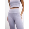 Defacto C9192AXPR522 Mor Esnek Kumaş Aırtech Flare Fit Yüksek Bel Beli Saran Sporcu Pantolon