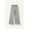 Defacto I7456A8GR127 Gri Wide Leg Paçası Fiyonk Detaylı Triko Pantolon Kız Çocuk